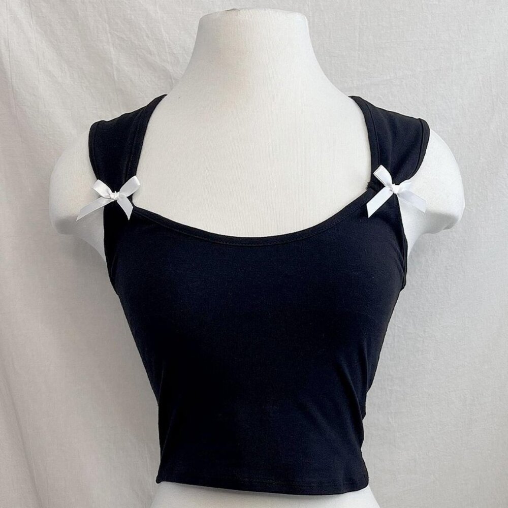 ALANIS COQUETTE BOW TOP